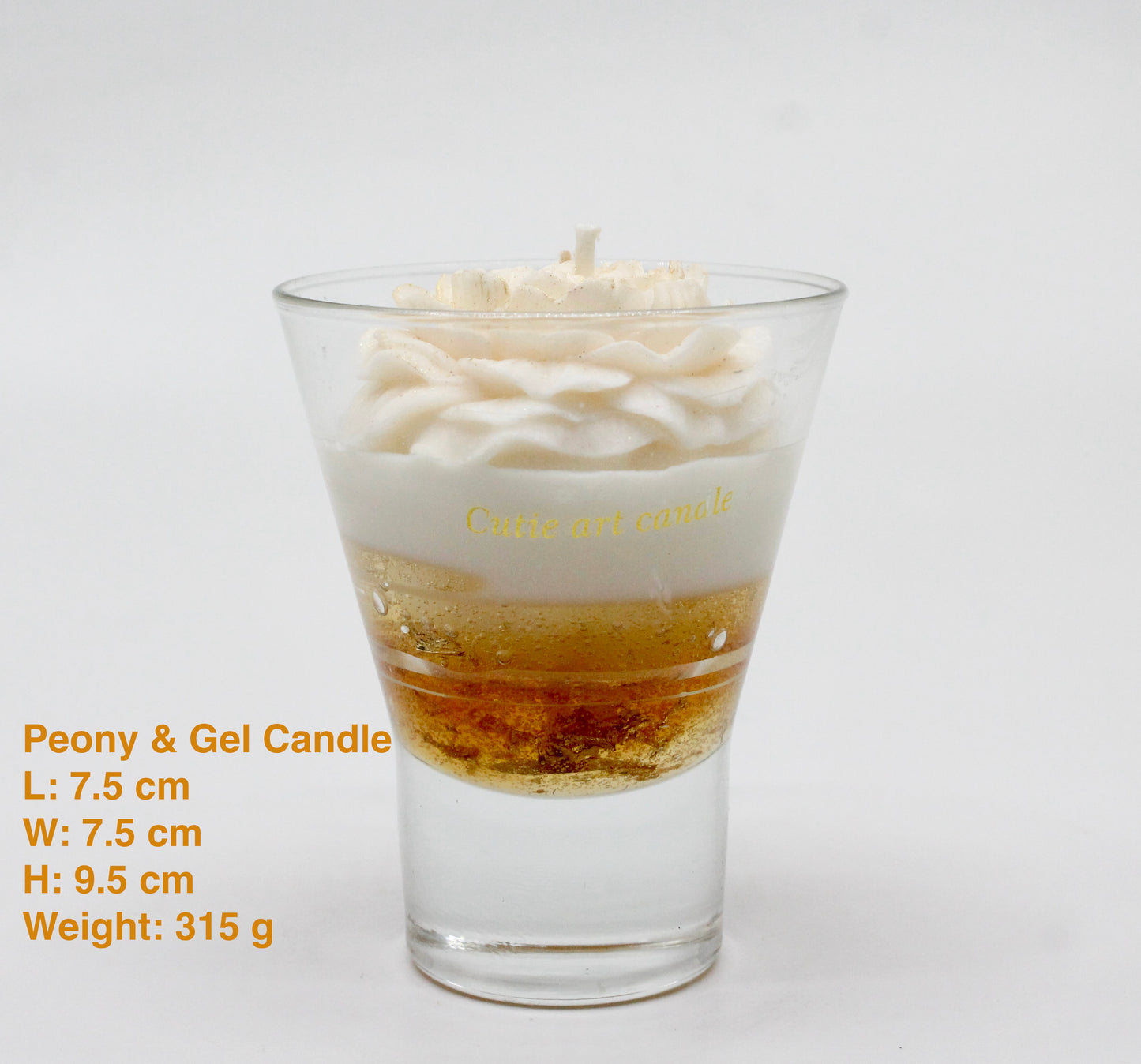 Handcraft Peony Gel Candle