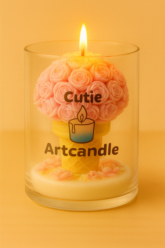 Roses Candle