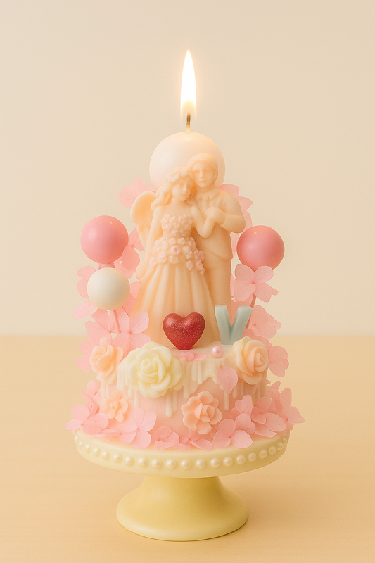 Wedding Cake Candle