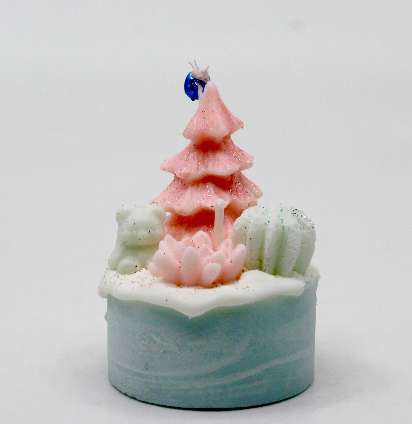 Handcraft Xmas Cake Candle