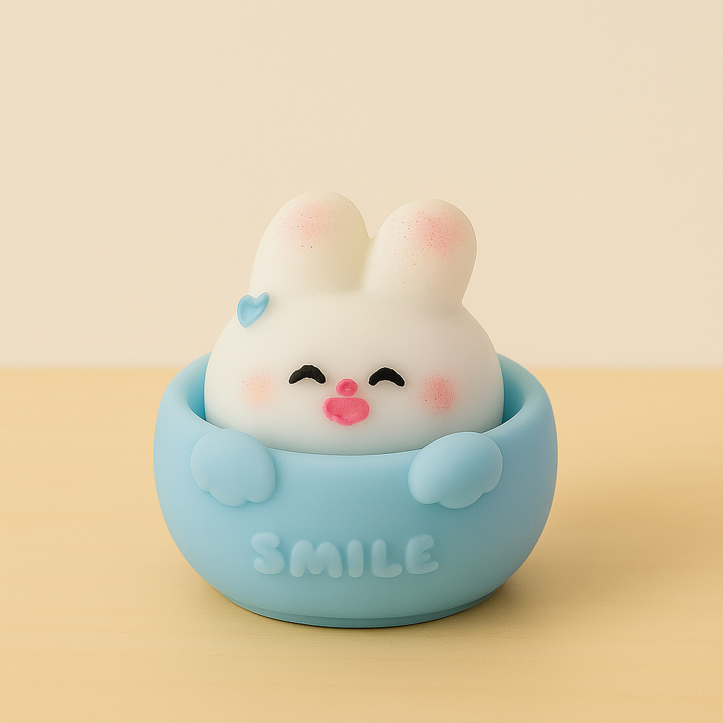 Smile Bunny Candle