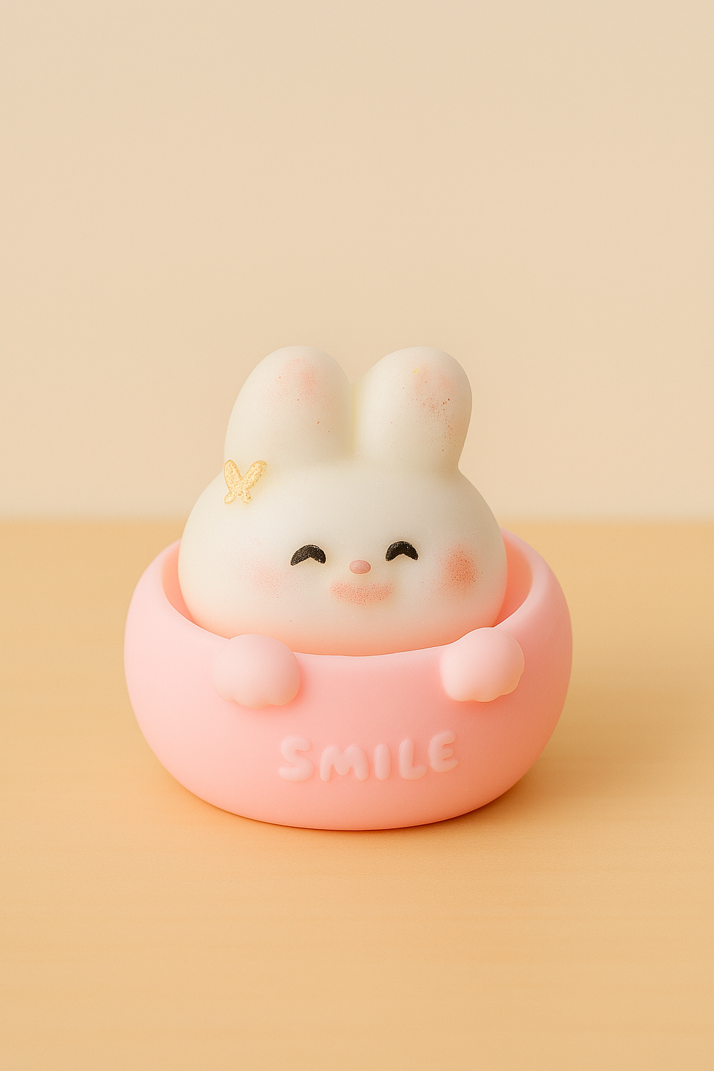 Smile Bunny Candle