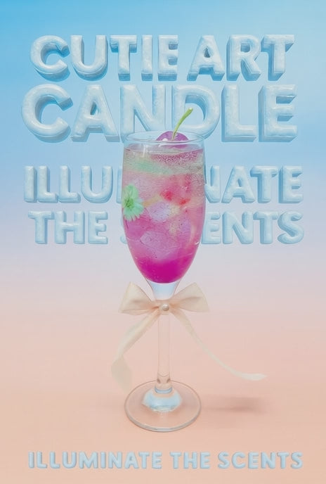 Cocktail and Champagne Candle